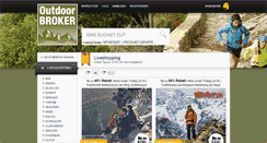 Desktop Screenshot of outdoor-broker.de