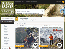Tablet Screenshot of outdoor-broker.de